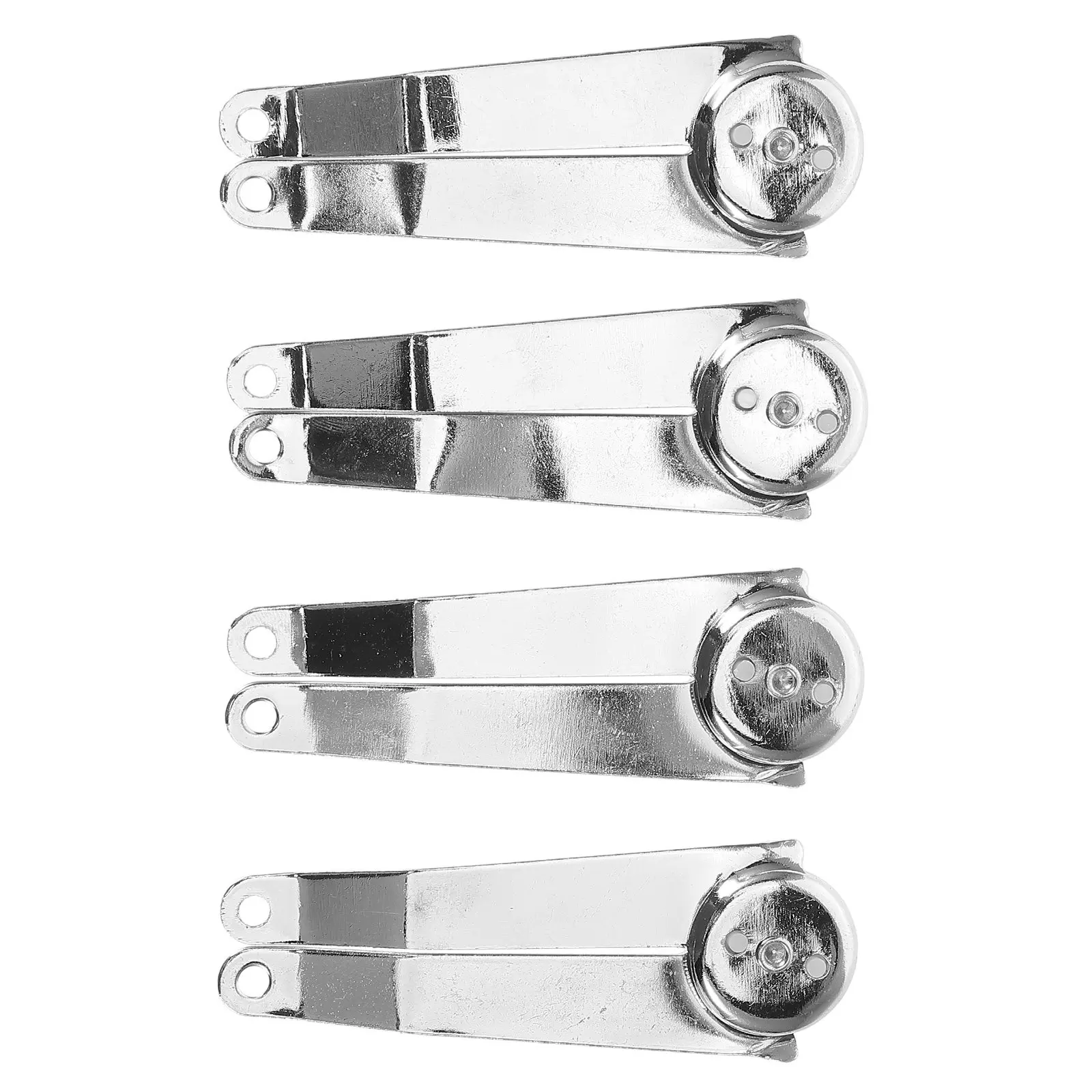 4Pcs Metal Chest Hinges Heavy Duty Folding Lid Stay Support Hinges for Wooden Box Jewelry Case Replacement Hardware