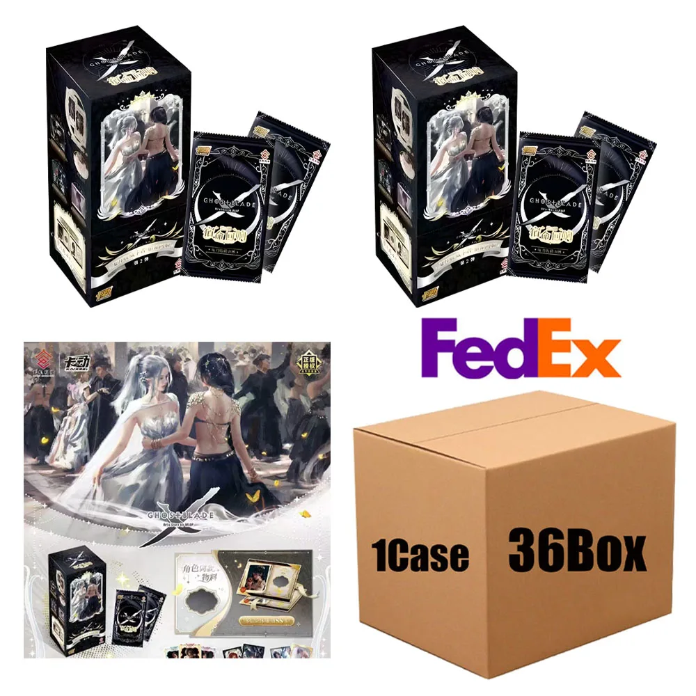 Wholesale New Ghost Blade Cards Booster Box Comic Role Haiqin Smoke Yun Na European Retro Books Cards Toys Gifts