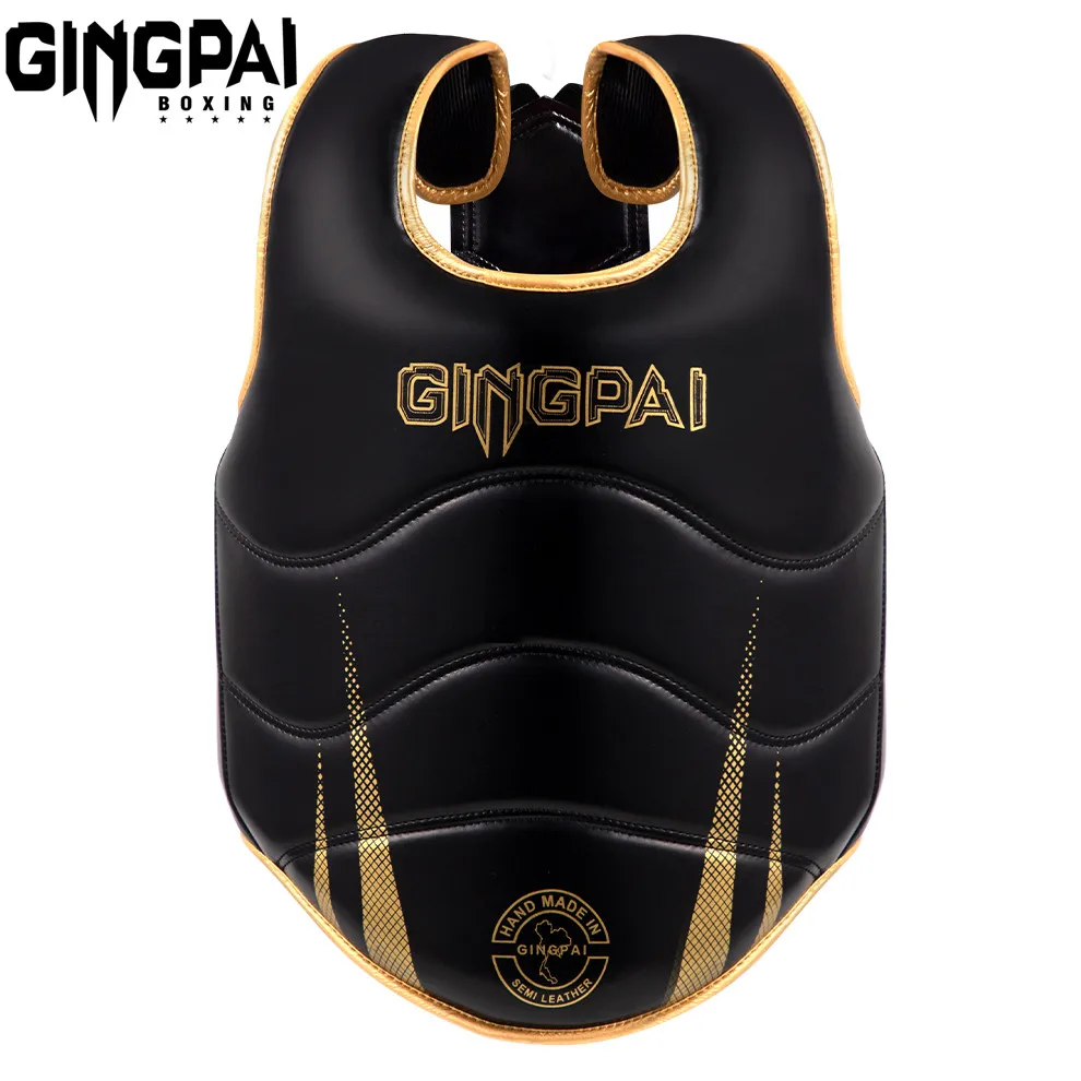 PU Boxing Chest Guard MMA Kickboxing Solid Body Vest Protector Martial Arts Chest and Rib Gurads Taekwondo Shield Target Uniform