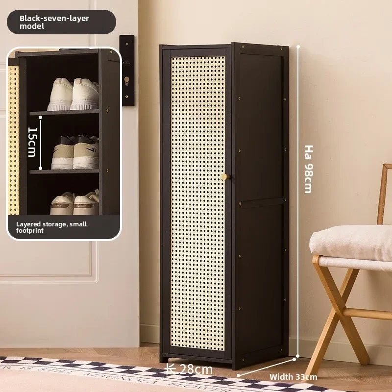 

Shoe Cabinet Household Entrance Extremely Narrow Small Shoe Rack Multi-layer Indoor Storage Cabinet