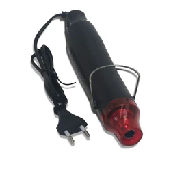 Pistola de aire caliente 220, herramienta de bricolaje, herramienta eléctrica de calor, Mini soplador artesanal de temperatura de soldadura de 300W con soporte retráctil para asiento