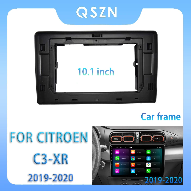 

For Citroen C3-XR 2019 - 2020 10.1 Inch Car Radio Fascia Android MP5 Player Panel Casing Frame 2Din Head Unit Stereo Dash Cover