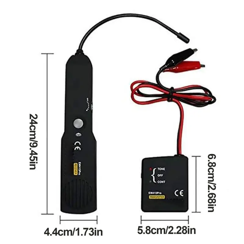 Rastreador de cables automotrices, rastreador de circuito automotriz Digital, herramientas de diagnóstico, buscador corto y abierto, escáner de cables eléctricos para