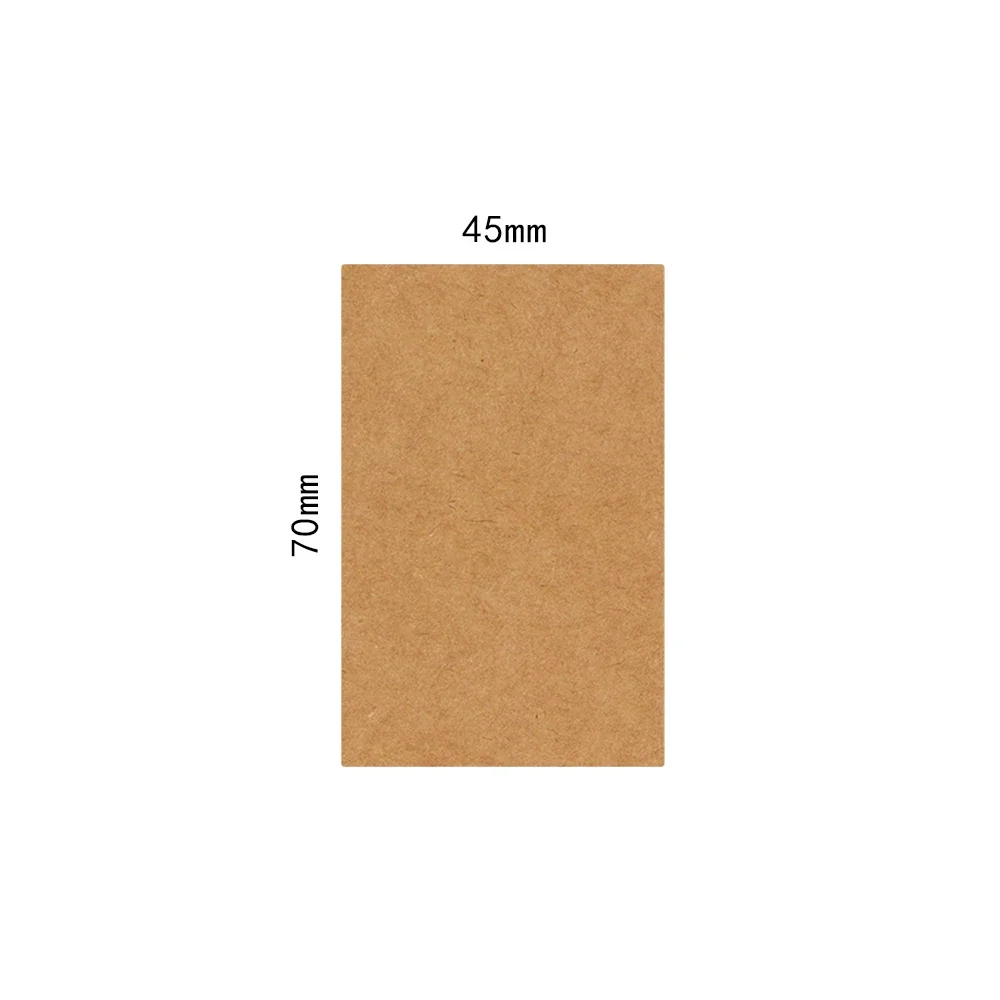 50pcs 4,5x7cm leere Schmuck Display Kraft papier Karte mit Tasche Ohrring Verpackung Preis schild Tag handgemachte DIY Zubehör Großhandel