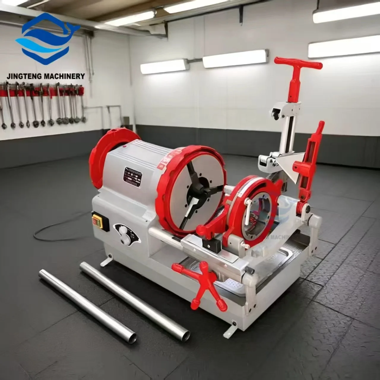 

3" Portable Electric Steel Pipe Threading Machine Ordinary Carbon Steel Stainless Steel Pipe Thread Rolling Equipment