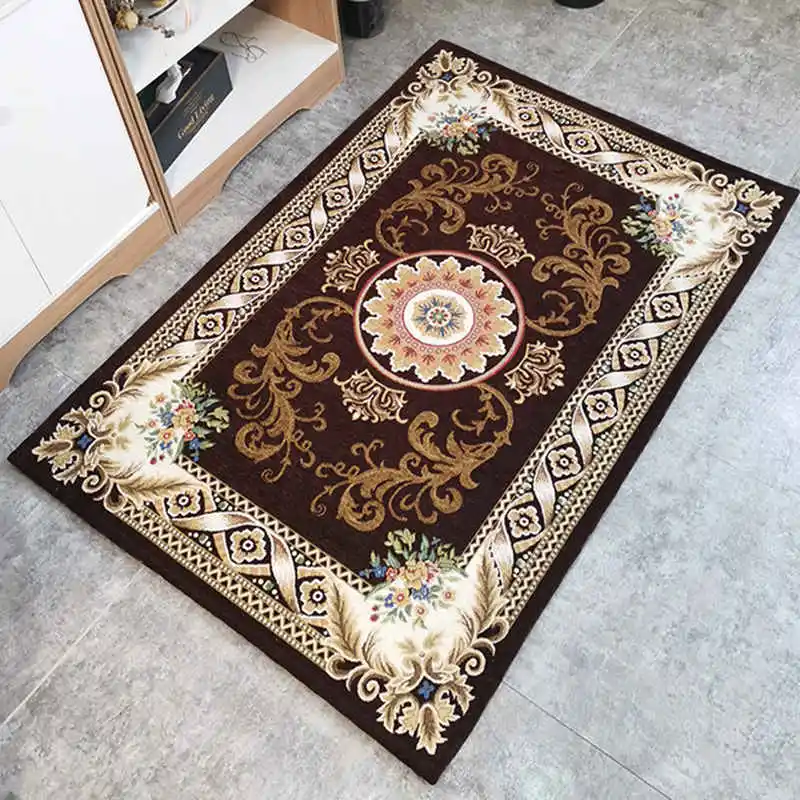 

European Flower Rugs Carpets For Living Room Design Persian Rug Bedroom Home Decor Luxury Area Carpet Hallway Bathroom Entry Mat