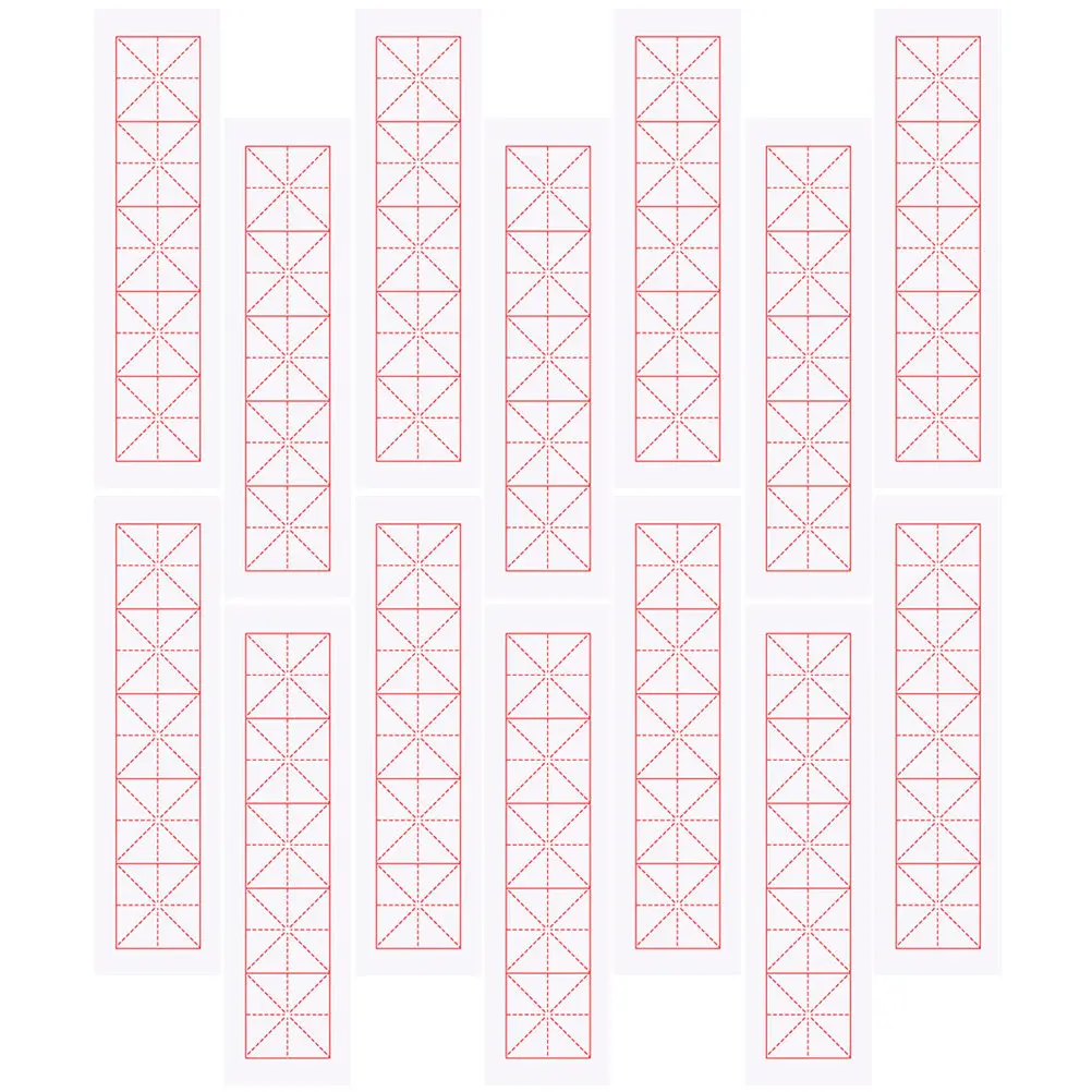 100Sheets Chinese Calligraphy Paper Sheet Professional Rice Paper for Practice Smooth Non-Dizzy Surface Suitable for Ink Pad