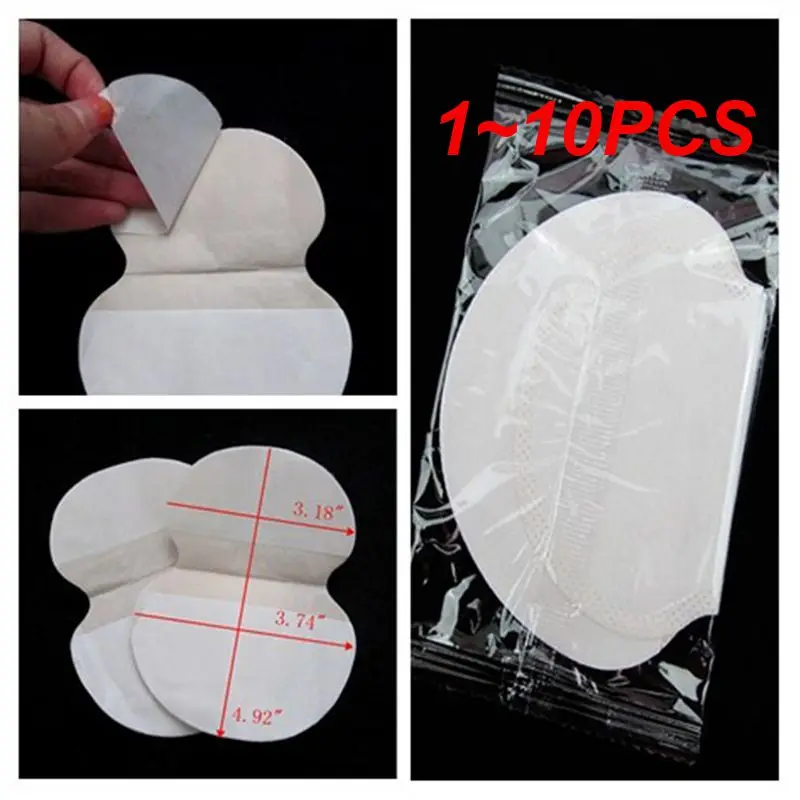 

1~10PCS Disposable Quick-drying Convenient Highly Absorbent Versatile Refreshing Odor Control For Armpits Disposable Sweat Pads