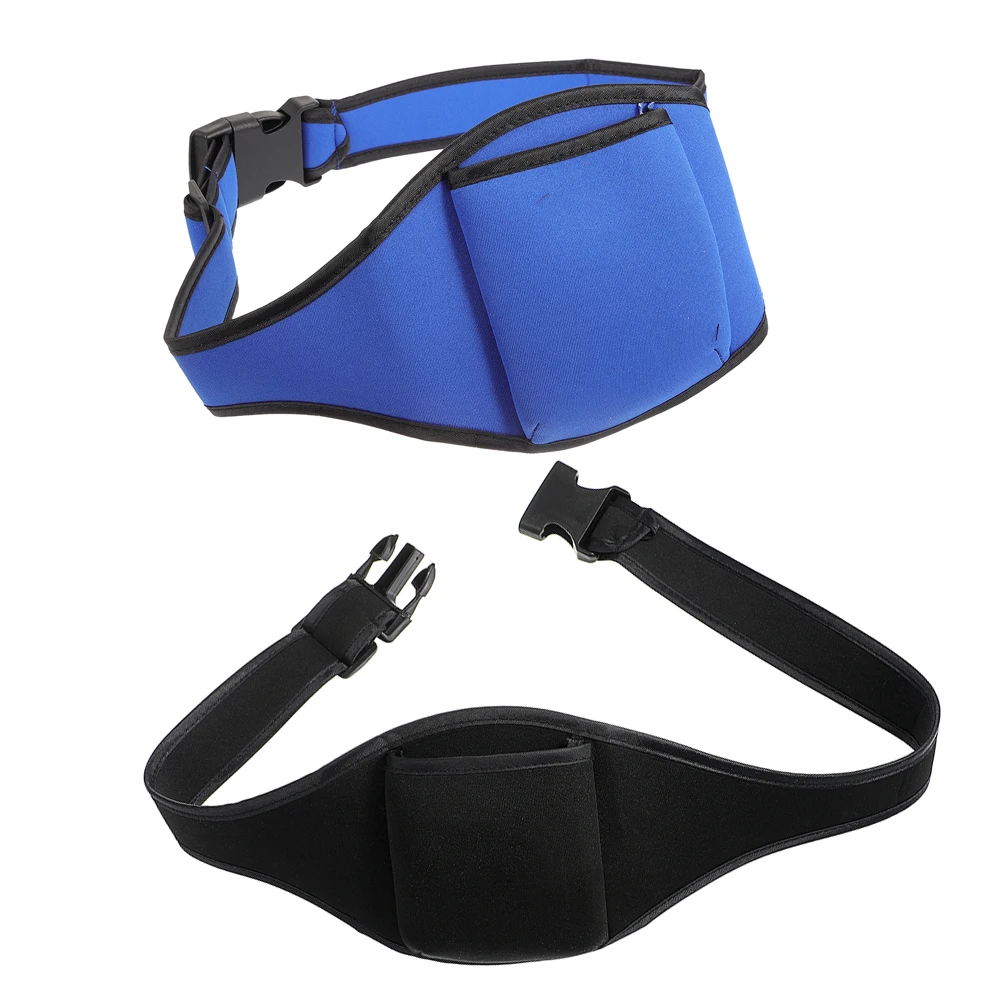 

2 pcs Microphone Instructor Microphone Belt Bag Pouch Sports Waist Pack Portable Mic Carrier Storage