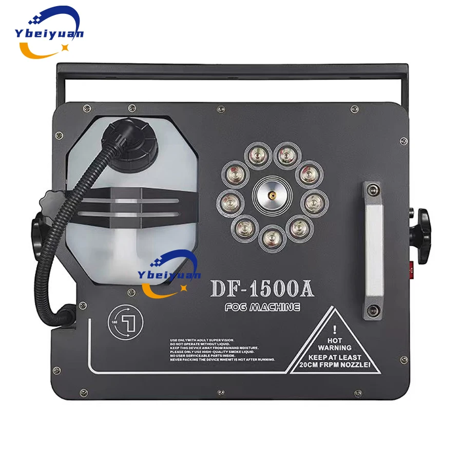 Stage lighting special effects 1500W LED air column smoke sprayer DMX vertical disco bar stage smoke generator