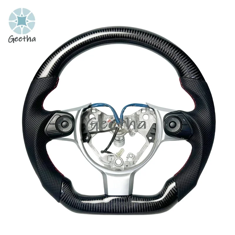 

Самый продаваемый спортивный руль из настоящего карбона и кожи для TOYOTA GT86 Subaru BRZ, специальный карбоновый руль