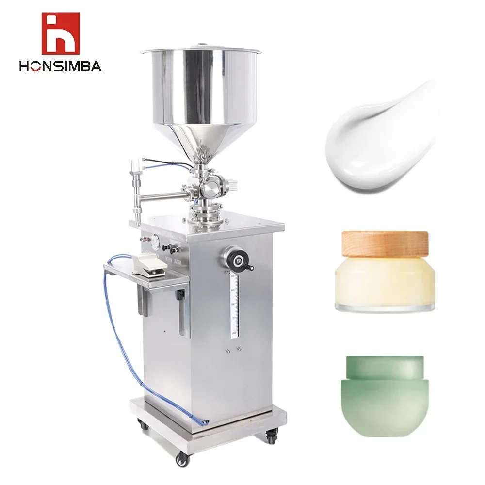 Pneumatic Filling Machine Liquid Semi Automatic,Semi-Automatic Bottles Cream Paste Jar Filling Machine