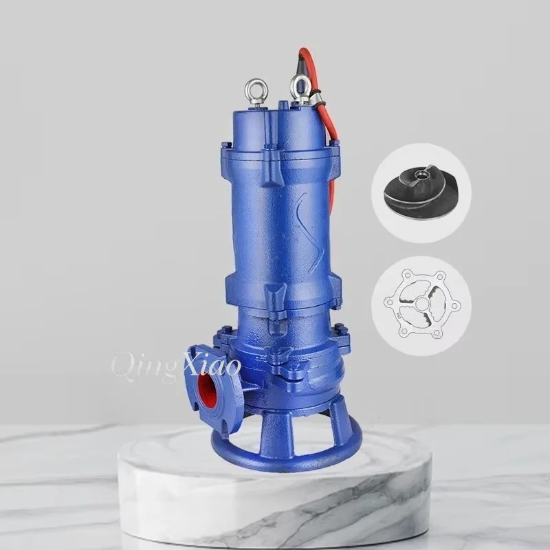 Heavy Duty Durable Cutting Sewage Submersible Pump For Site Drainage Farm Wastewater Discharge Sewage Treatment Operations Use