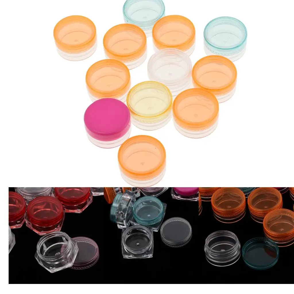 20 Pcs Refillable Empty Makeup Cosmetic Container Jars Pot for Travel