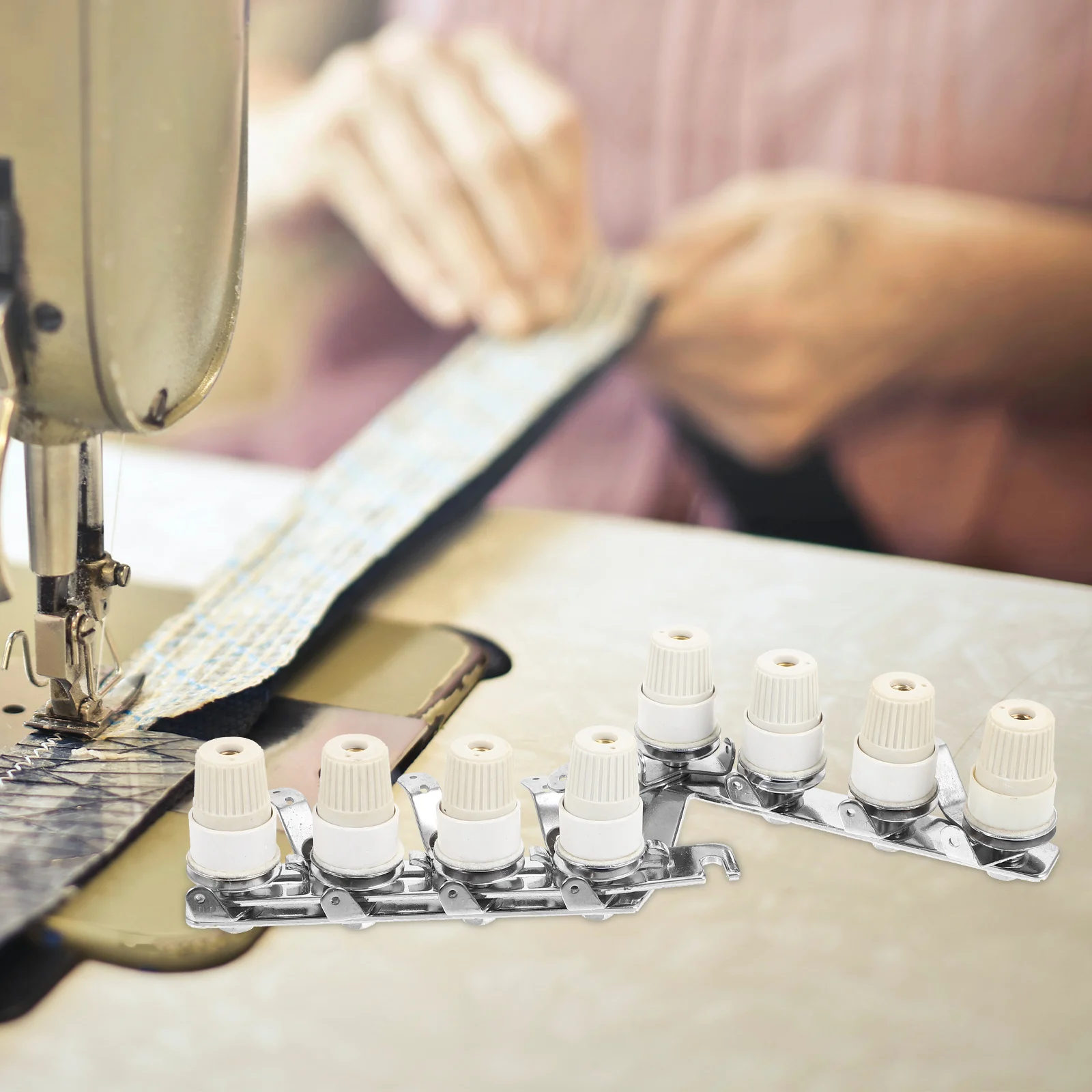 

Sewing Machine Accessories Thread Tensioner Clamp Guide Durable Compatible Practical Efficient Storage Portable Elastic