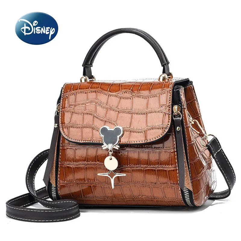 Disney Mickey New Women's Handbag Luxury Brand Women's One Shoulder Crossbody Bag High Capacity Women's Bag High Quality