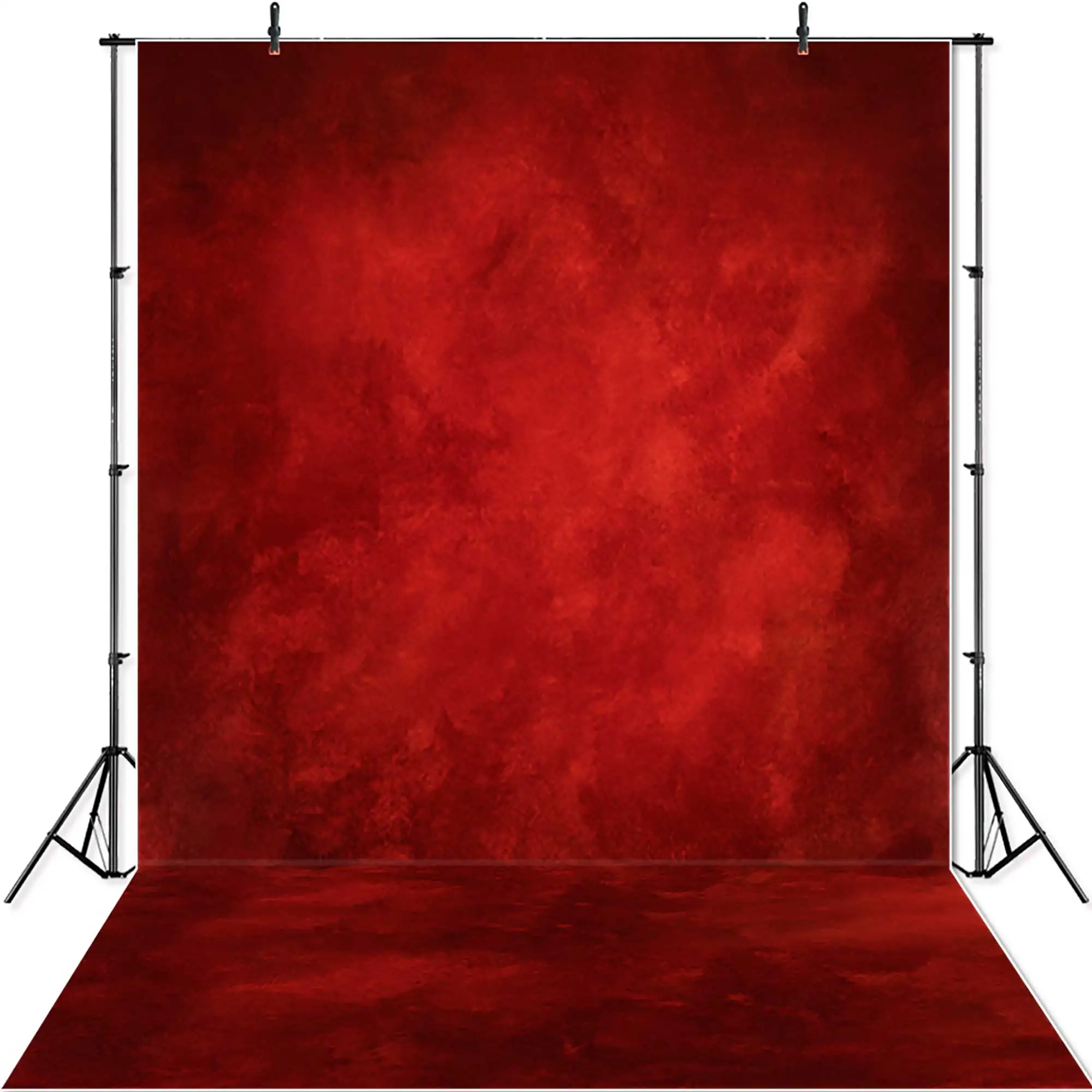 NeoBack Vinyl Misty Red Dark Old Master Abstract Photography Backdrop Photo Studio Professional Portrait Backgrounds