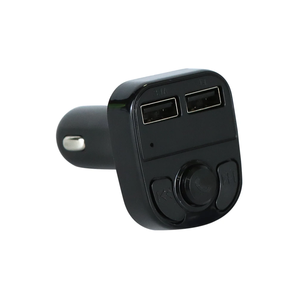 LED MP3 X8 Car Bluetooth FM Hands-Free Bluetooth-compaitable 5.0 Transmitter 3.1A QC3.0 PD Type C Dual USB Car Kit Charger