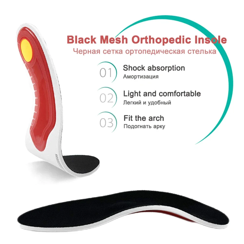EVA Orthotic Insoles Arch Support Flat Foot Corrective Shoe 