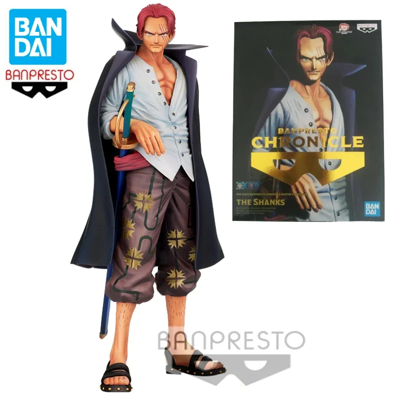 

100% Original In Stock Bandai BANPRESTO Chronicle MSP One Piece The Shanks Anime Action Figure Toy Gift Model Collection