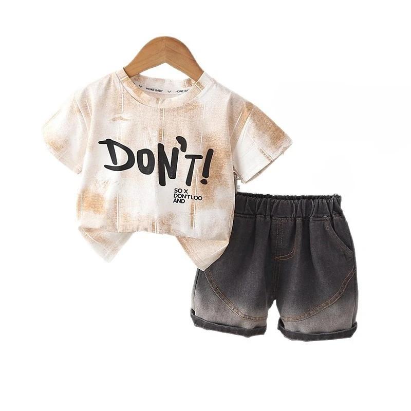 New Summer Baby Boys Clothes Suit Children T-Shirt Shorts 2Pcs/Sets Kids Clothing Set Infant Casual Costume Toddler Tracksuits