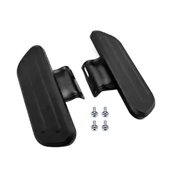 2x Foot Pegs Electric Bike Front Pedals Aluminum Alloy Footrests Foot Pedal for E Bike Motorbike Riding Electric Bicycle