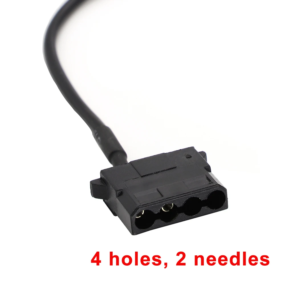 DC 5521 to Molex 4 Pin Power Supply Adapter Cable with for Computer fan Surveillance cameras routers 28CM