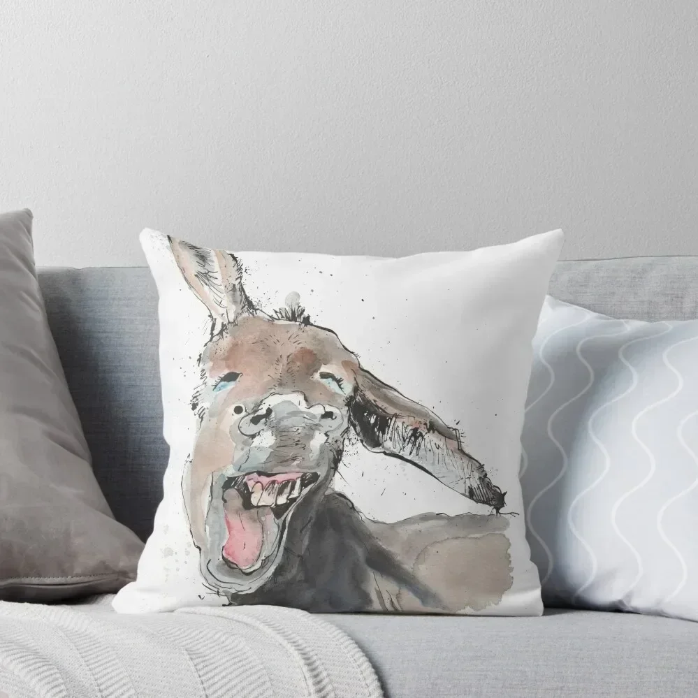

Donkey Delight Throw Pillow Pillow Decor Couch Pillows covers for pillows luxury covers pillow