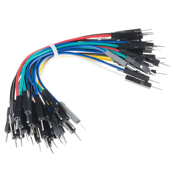 أسلاك توصيل معززة بريميوم 4 بوصة M/M - 26 AWG (30 عبوة) PRT-14284