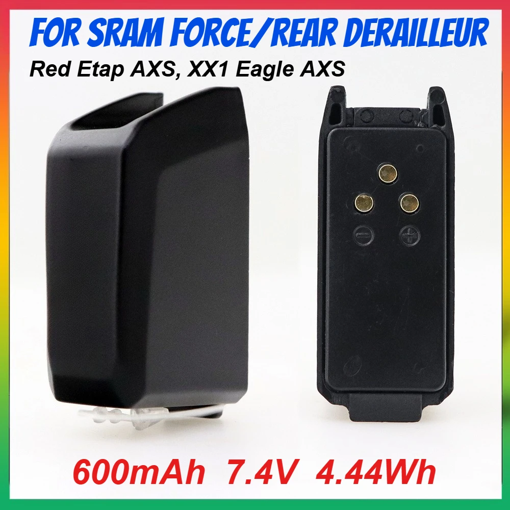 

600mAh 7.4V 4.44Wh Li-ion Battery for SRAM Force/Rear Derailleur Red Etap AXS, XX1 Eagle AXS Replacement Battery