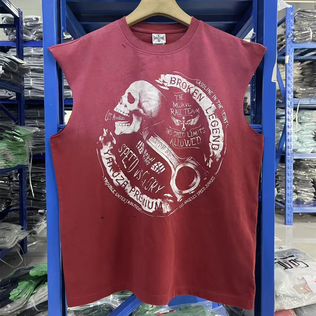 

Футболка Hole West Coast Choppers без рукавов с принтом «Скорость и слава» и изображением скелета, мужская и женская, высококачественная, топовая модель