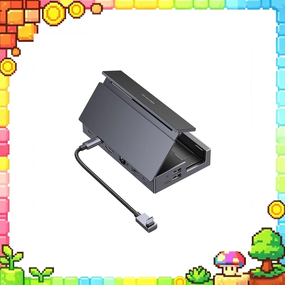 UGREEN 25869 9-in-1 Steam Deck Docking Station 4K 60Hz HDMI 10Gbps USB Gigabit Ethernet SD TF 100W PD for ROG Ally.