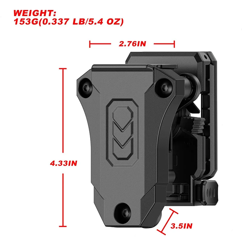 حافظة مسدس اليد اليمنى العالمية لـ CZ Walther S&W M&P Springfield XD Ruger SR9 SS P365 Taurus Colt Beretta92 Glock17 19 19x