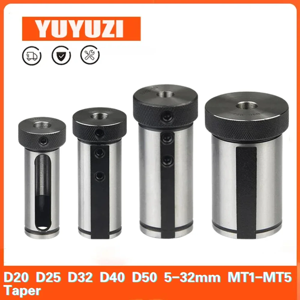 

CNC Inner Hole Cutter Knife Cover CNC Lathe Bushing Inner Hole Arbor D20 D25 D32 D40 D50 5-32mm MT1-MT5 Taper Shank Reduction