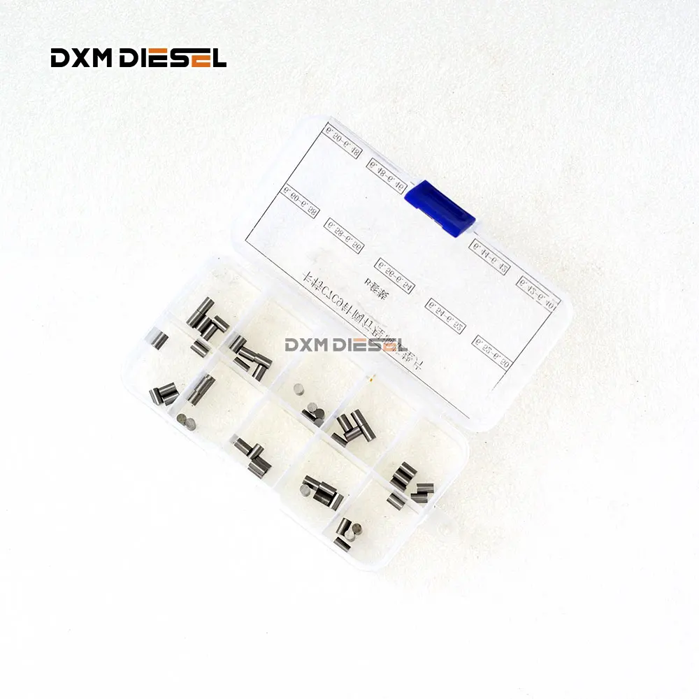 DXM 100 Pieces C7C9 Injector Needle Valve Travel Adjusting Gasket  6.42-6.8 MM Include A and B Box