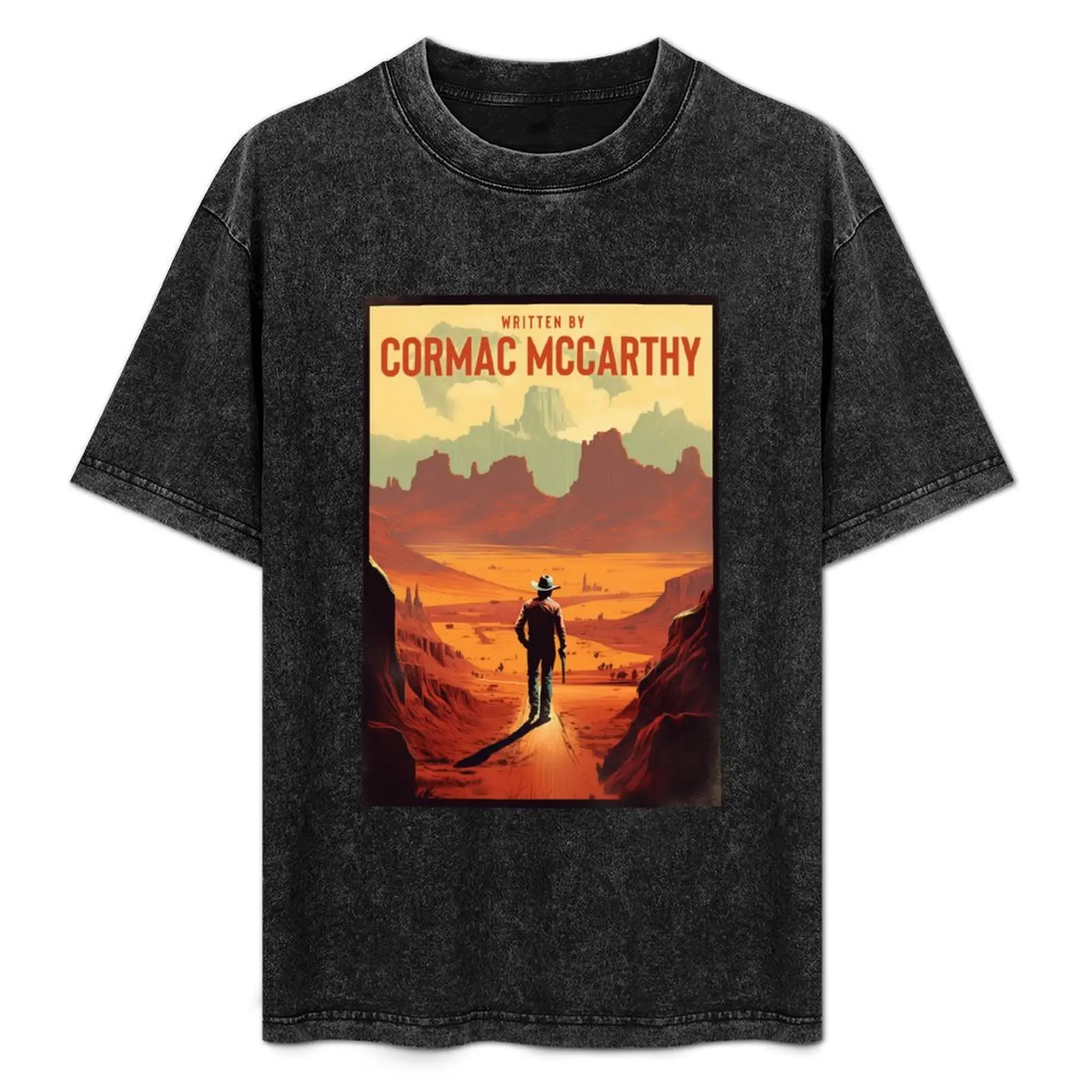 

Written by Cormac McCarthy Retro Style T-Shirt Holiday All Match T-Shirt