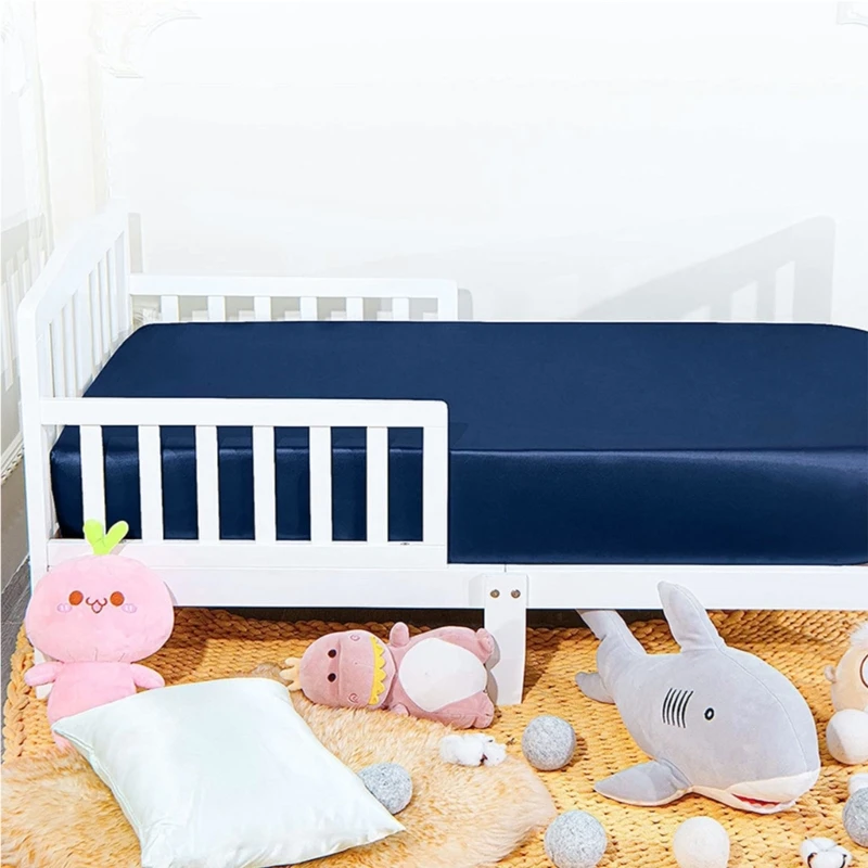 Smooth Crib Mattress Cover Comfortable & Non Irritating Crib Sheet Breathable