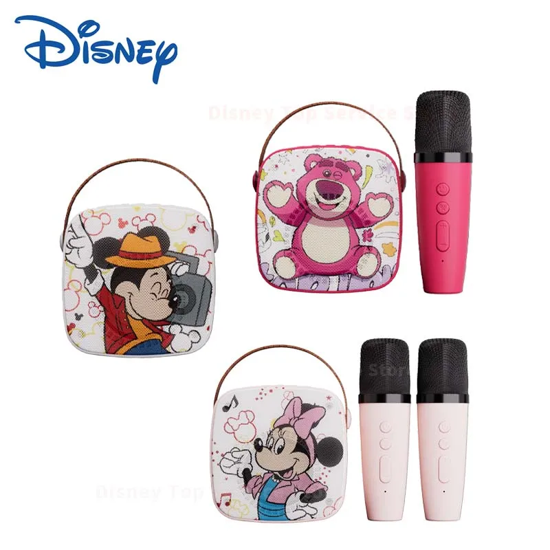 Disney Original Speaker Sets YG60 Mickey Minnie Wireless Bluetooth Mini Microphone Surround Sound Audio Phone Portable Outdoor