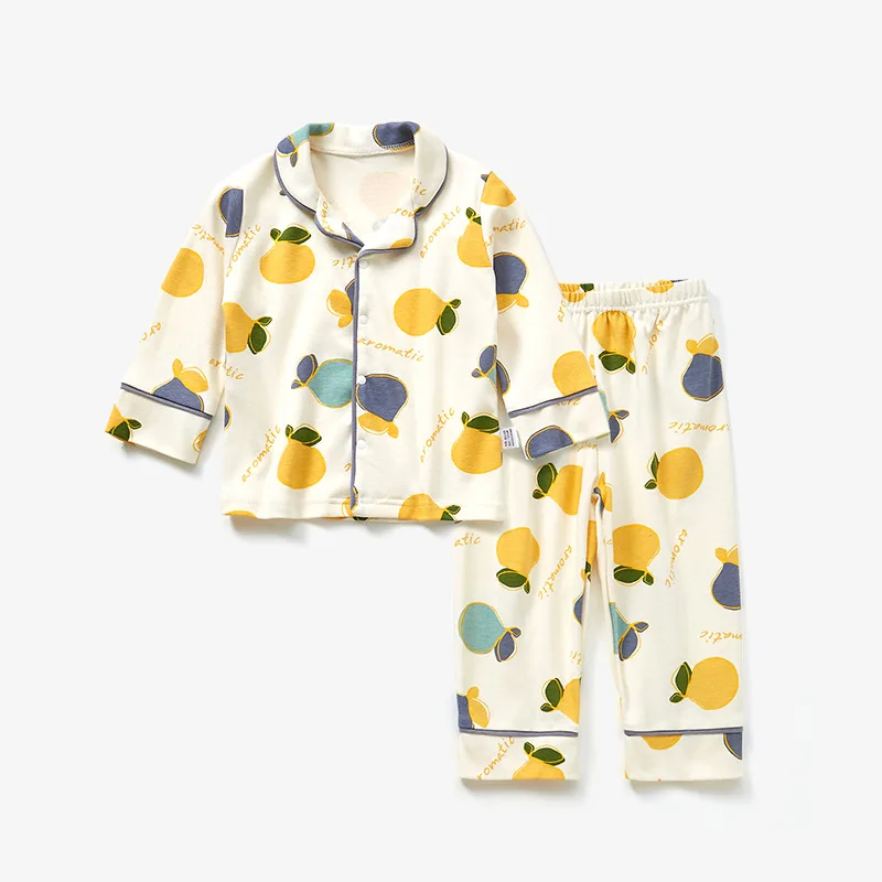 الأولاد الفتيات منامة الأطفال الدعاوى ملابس الطفل Homewear وتتسابق قميص بلايز + السراويل 2PC