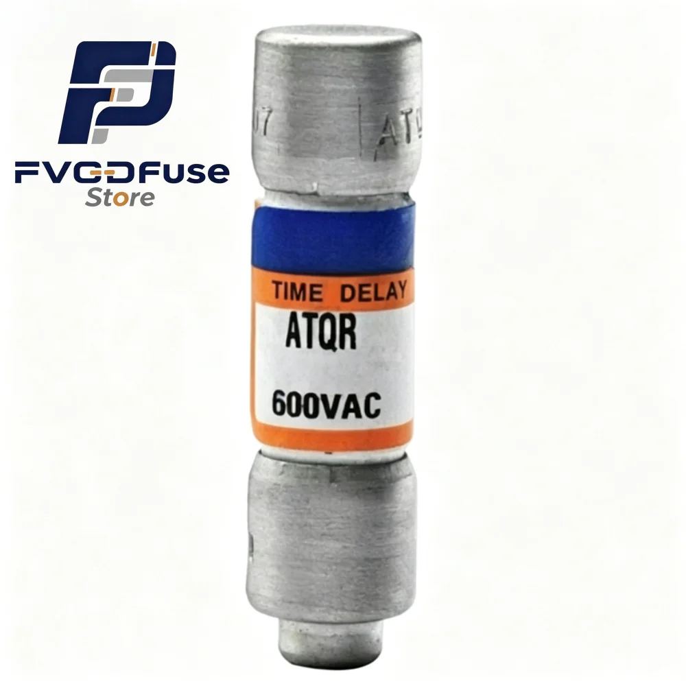 10PCS OEM ATQR25 25A 600VAC 300VDC Time‑Delay Class‑CC Rejection Fuse