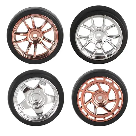 1:18 LDRC AE86 A86 LD1801 LD1802 LD1803 LD1804 A01 A02 4pcs 31mm RC Hard Drift Tire Wheel Hard Tyre 1/18 RC Car Upgrade Parts