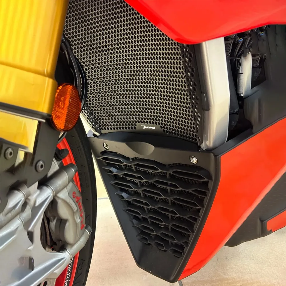 หม้อน้ําสําหรับ Aprilia Tuono V4 1100 RR โรงงาน RSV4 1100 โรงงาน 2015-2025 หม้อน้ํา Grille Guard Cover Protector ป้องกัน