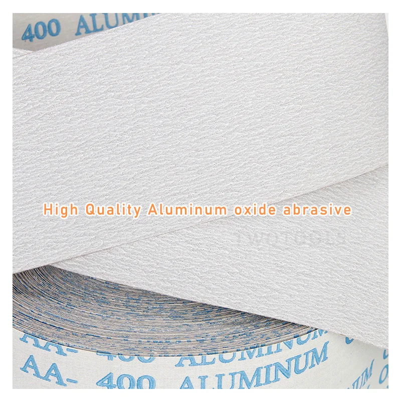 1/5/10 Meter Long Continuous Sand Paper Roll Aluminum Oxide Abrasive Emery Cloth Sandpaper 100mm Width 120 180 240 400 600 Grit