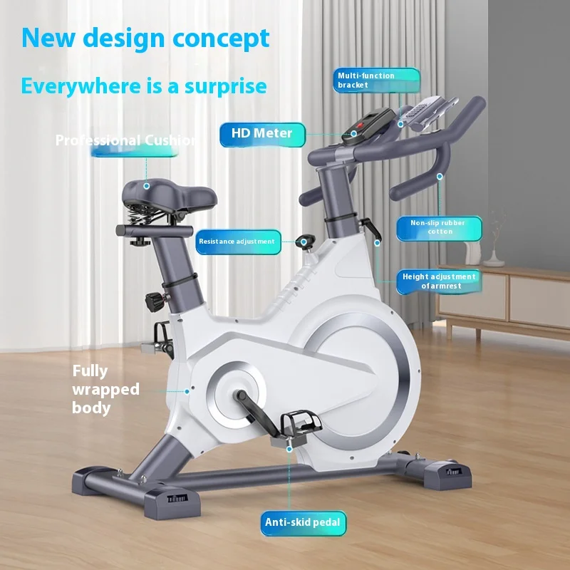 SPB-08 Durable Aluminium Sports Bike Home Gym Use Ultra-Quiet Magnetic Control Digital Display Rear Wheel Drive