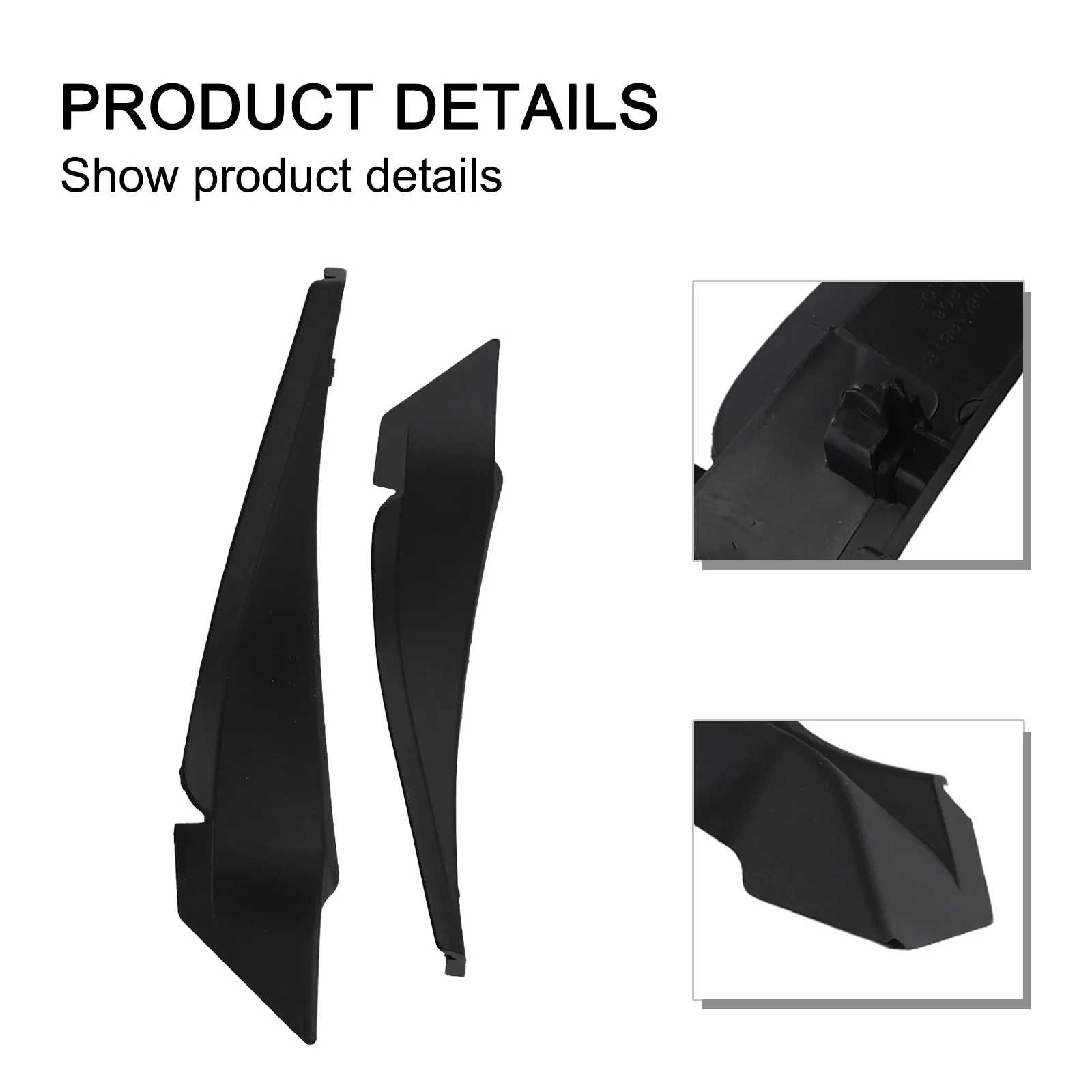 

Upgrade Your For Mazda 6 For Atenza 1416's Look and Functionality with Front Windshield Wrap Corner Trim 2 Piece