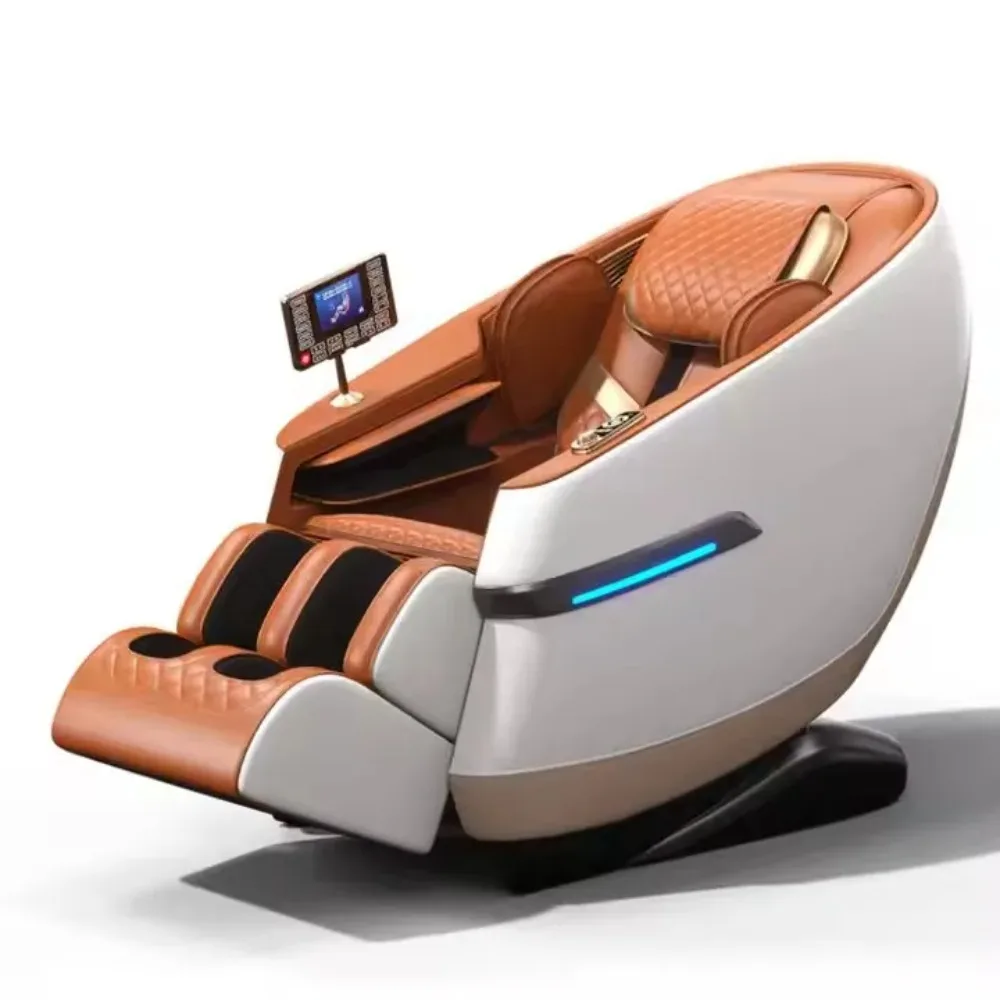 New Design AI Voice Control 8D Full Body Massage Chair with U Shape Heating Back and Calf Roller Hip Portable Chair