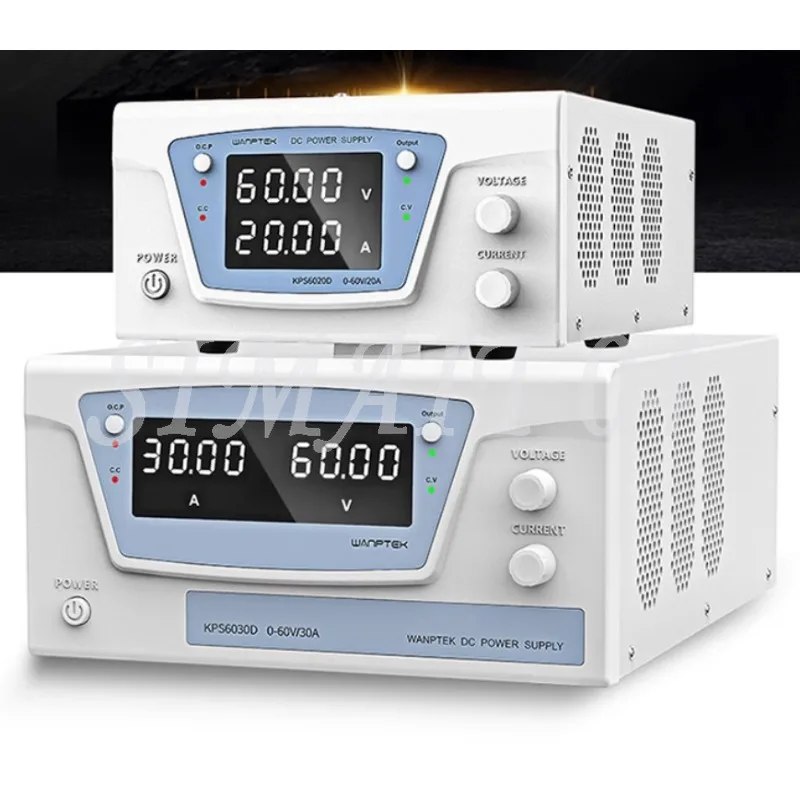 KPS6020D 60V 20A 1200W DC Power Supply Adjustable Power Supply (220V/110V) for Aging Tests R&D