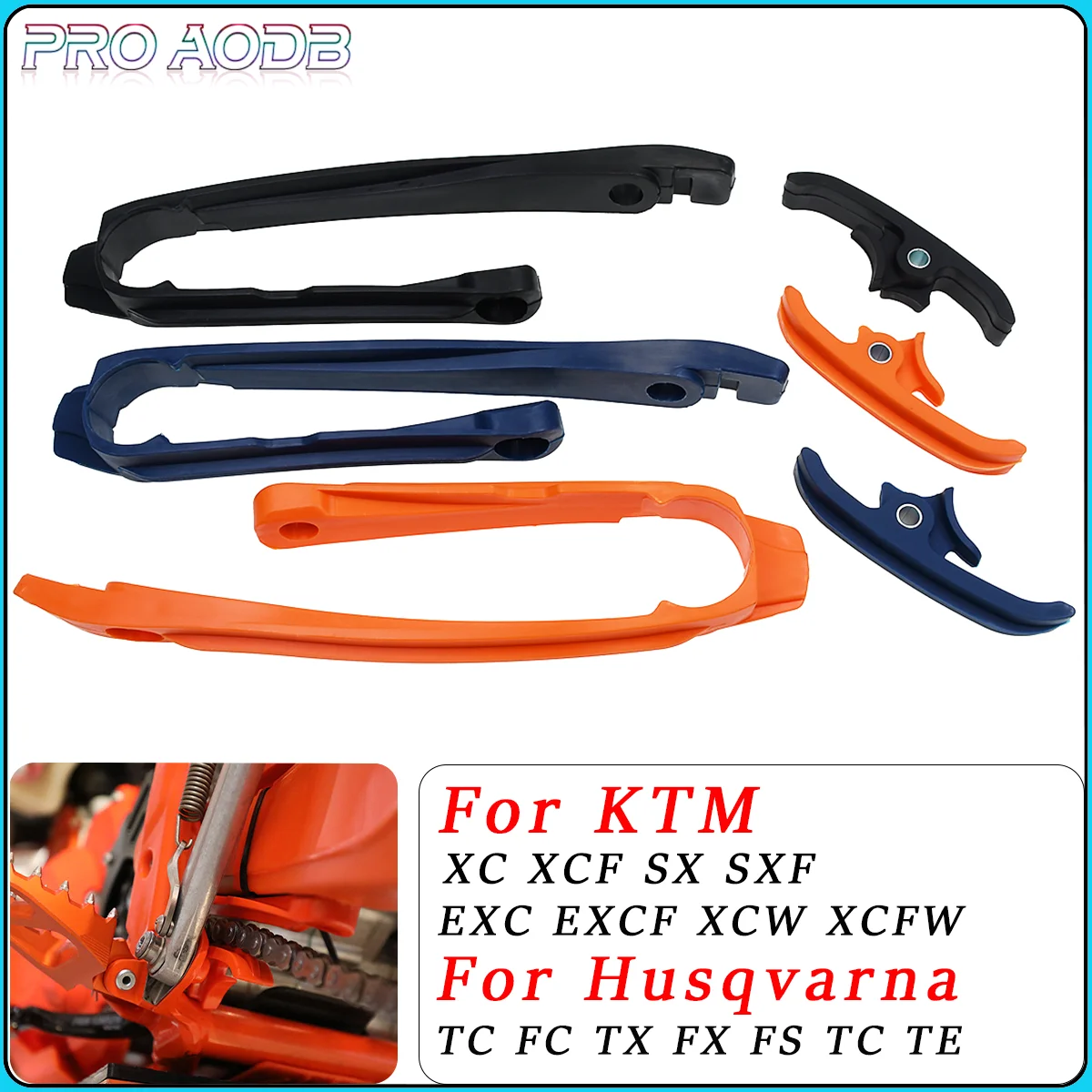 

Motorcycle Chain Slider Guard Swingarm Guide For KTM XC SX SXF XCF XCW EXC XCFW EXCF XC-F XC-W EXC-F 125 150 250 300 450 500