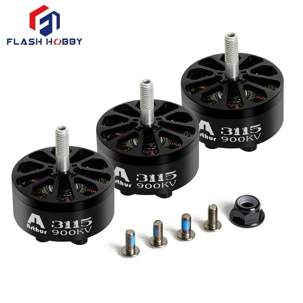 4 قطعة/الوحدة FlashHobby Arthur A3115 3115 KV900 5 مللي متر رمح BL المحرك