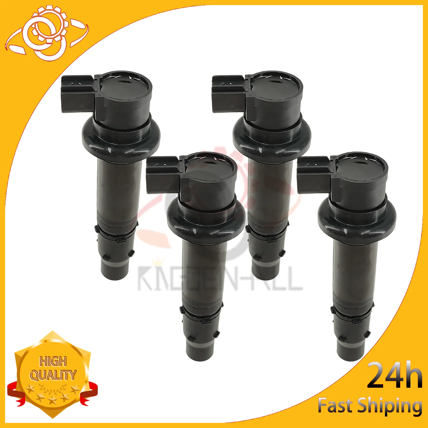 

F6T560 F6T558 4Pcs Ignition Coil for Yamaha YZF R1 R6 R6S VMX V Max 2002-2017 FZ1 FZ8 RS SR Nytro 5VY-82310-00-00 5VY823100000